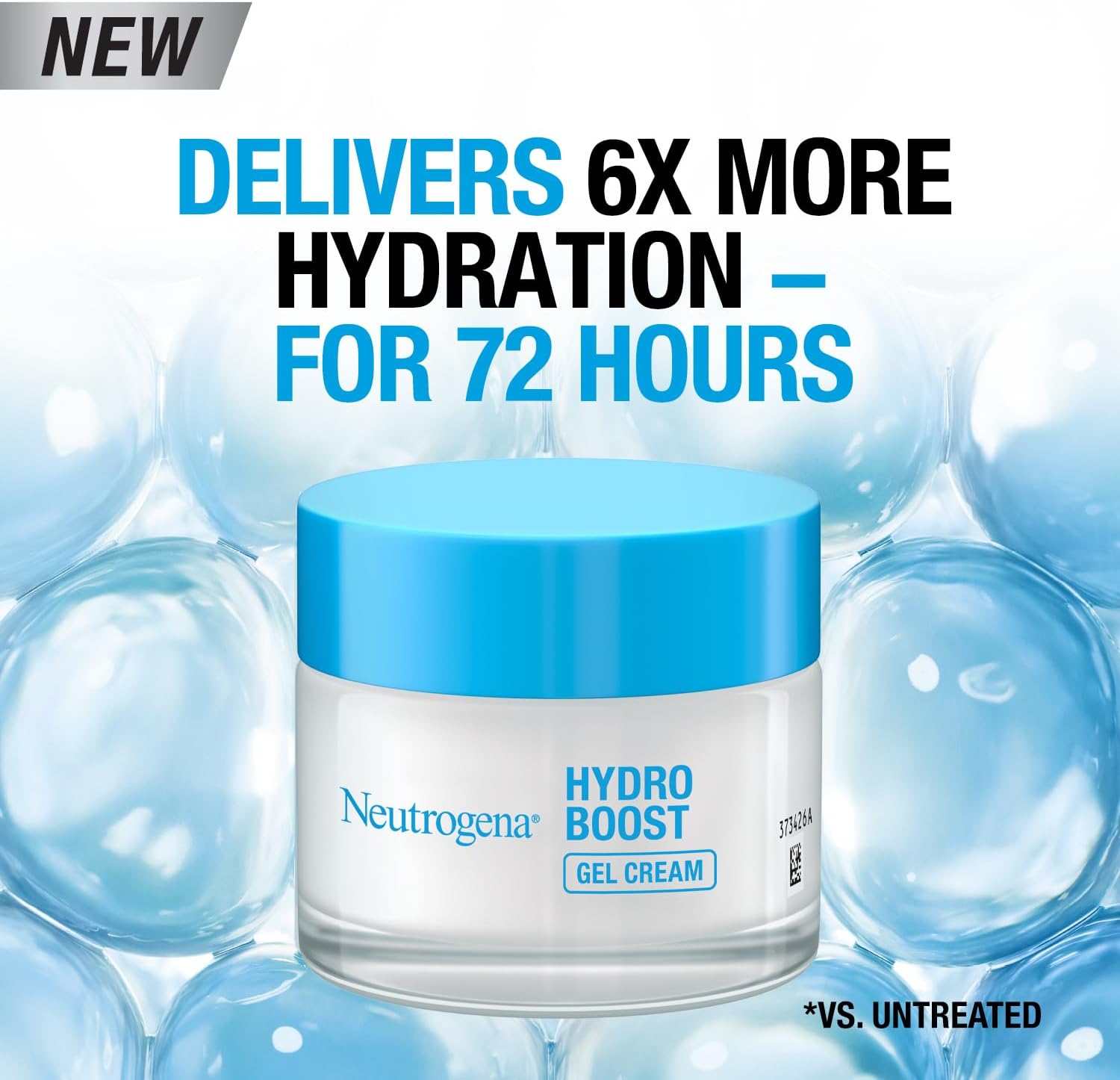 Neutrogena Face Moisturizer Water Gel, Hydro Boost, Normal to Combination Skin. For dehydrated, dull and tired-looking skin. Instantly delivers intense hydration, 50ml (Pack of 2) - Image 2